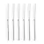6 Cuchillos Postre Cubiertos Volf Focus Acero Inoxidable