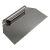 Rasqueta Corta Masa Acero Inoxidable Acermel 12x22cm Gris