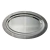 Fuente Oval Playa Acero Inoxidable Acermel 46cm Plateado