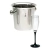 Balde Para Hielo Champagne Acero Inox C/perillas Lujo