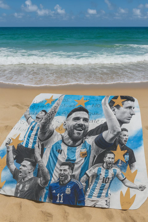 LONA PLAYERA ARGENTINA CAMPEONES - comprar online