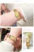 Relógio Feminino Wwoor Elegante Moda Aço Inoxidável À Prova D'Água - ElaShopp.com