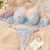 Conjunto de Lingerie Feminino Florido Transparente ElaShopp - comprar online