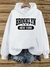 Blusa Feminina Casual Brooklyn NYC Capuz e Bolso ElaShopp na internet