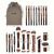 Imagem do Kit de Pinceis Profissional MAANGE 21 Peças Pinceis e Bolsa