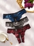 Kit 3 Calcinha de Renda Floral com abertura Frontal ElaShopp na internet