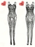 Kit 4 Bodystockings Sensuais Plus Size Body com Abertura Meia Arrastão ElaShopp - loja online
