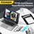 Hub USB Essager 8 em 1 Docking Station USBC com Armazenamento para MacProAir M1M2