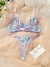 Conjunto de Lingerie Feminino Florido Transparente ElaShopp na internet
