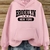 Blusa Feminina Casual Brooklyn NYC Capuz e Bolso ElaShopp na internet