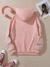 Moletom Feminino Casual com Estampa USA e Capuz ElaShopp - loja online