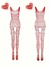 Imagem do Kit 4 Bodystockings Sensuais Plus Size Body com Abertura Meia Arrastão ElaShopp