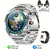 Smartwatch Fones de Ouvido - Tela HD de 3.86cm Chamadas Rastreador