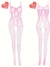 Kit 4 Bodystockings Sensuais Plus Size Body com Abertura Meia Arrastão ElaShopp - ElaShopp.com