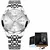 Relógio Feminino LIGE 89109 Aço inoxidável À Prova D'Água - comprar online