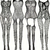 Imagem do Kit 4 Bodystockings Sensuais Plus Size Body com Abertura Meia Arrastão ElaShopp