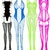 Kit 4 Lingerie Sexy Body de Renda Transparente ElaShopp - comprar online