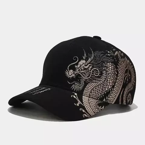 Boné aba Curva Ajustavél Dragon Chins Unissex