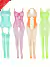 Kit 4 Meia Arrastão Virilha Aberta Bodystocking ElaShopp - comprar online