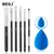 Kit de Pincéis BEILI Pincéis Profissionais Preto Cabelo Natural 6 Peças