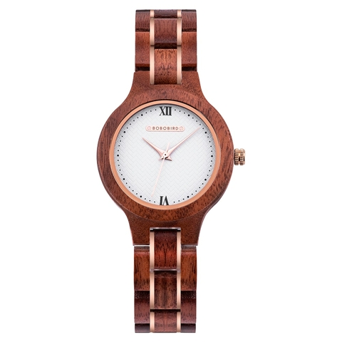 Relógio de Pulso de Quartzo Feminino BOBO BIRD GT021 À Prova D'Água
