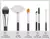 Kit BEILI Pincéis Maquiagem Preto - Cerdas de Fibra Natural - comprar online