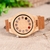 Relógio Masculino bobo bird WD08 Não à prova d' água