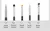 Kit BEILI Pincéis Maquiagem Preto - Cerdas de Fibra Natural - ElaShopp.com