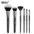Kit de Pincéis Maquiagem Profissional BEILI Preto - Pó, Base, Mistura - comprar online