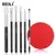 Kit de Pincéis BEILI Pincéis Profissionais Preto Cabelo Natural 6 Peças - ElaShopp.com