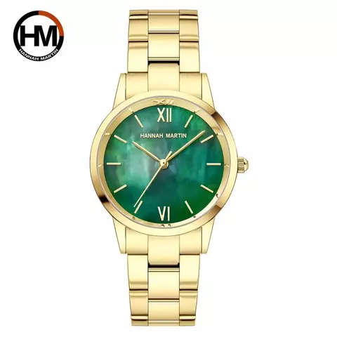 Relógios de Pulso Feminino Hannah Martin HM-1221 À Prova D'Água Modelo Cláss