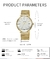 Relógio Masculino FANTOR WF1002G À Prova D'Água