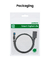 Kit 2 Cabos de Extensão UGREEN CAT8 Ethernet Extensor de Internet para Roteador PC