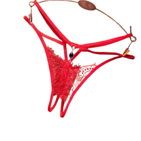 Calcinha de Renda Fio dental T-Back, sem costura ElaShopp