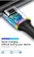 Micro Cabo USB Tipo C BASEUS X3 na internet