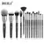 BEILI Pincéis Profissionais Preto Sintético Kit 15 Peças - ElaShopp.com