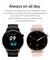 Relógio Smartwatch Feminino Foxbox 7012A À Prova D'Água Malha Ouro Tela Hd Amoled