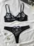 Conjuto de Lingerie Sutiã e calcinha Babydoll Bordados ElaShopp - ElaShopp.com