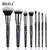 Kit de Pincéis Maquiagem Profissional BEILI Preto - Pó, Base, Mistura - loja online