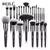 Kit de Pincéis Maquiagem Profissional BEILI Preto - Pó, Base, Mistura - comprar online