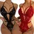 Body de Renda em V profundo Lingerie ElaShopp