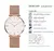 Relógios de Pulso Feminino Hannah Martin HM-1221 À Prova D'Água Modelo Clássico Aço Inoxidável