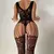 Bodystockings Sexy sem mangas LIngerie Crotchless ElaShopp - comprar online