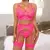 Conjunto de Lingerie com Decote em V e Cinta-Liga ElaShopp na internet