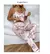 Conjuntos Pijama Ferminino de seda cetim Estampado ElaShopp na internet