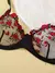 Conjunto Lingerie Bordado Floral Transparente ElaShopp
