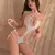 Conjunto de Lingerie Sexy Babydoll ElaShopp na internet