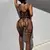 Bodystockings Sexy sem mangas LIngerie Crotchless ElaShopp - loja online