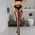 Meia-calça Arrastão de Renda Coxa Alta ElaShopp - comprar online