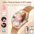 Relógio Inteligente Feminino MEVADEN 1.4 Chamada Bluetooth Android IOS H30 - ElaShopp.com